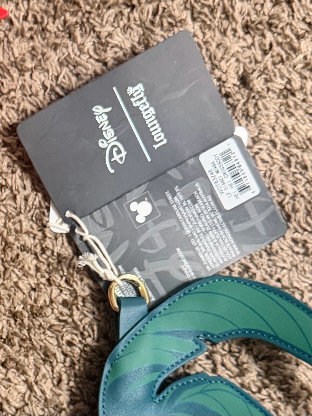 Loungefly Disney Hei Hei Crossbody Bag in Teal, Green, Orange, Red, Pink NWT - Picture 2 of 2